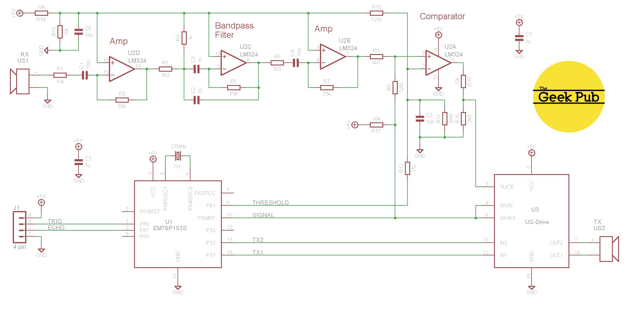 HC-SR04 Ultraschall Sensor –