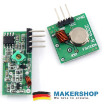 433 Mhz Sender Empfänger RF Funk Modul FS1000A xy-mk-5v Arduino Raspberry Pi – Bild 5