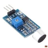 Geräuschsensor mit Elektretmikrofon und Schwellwertregler