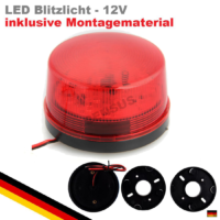 12V LED Blitzlicht Warnlicht Alarmanlage Alarm Blitzer