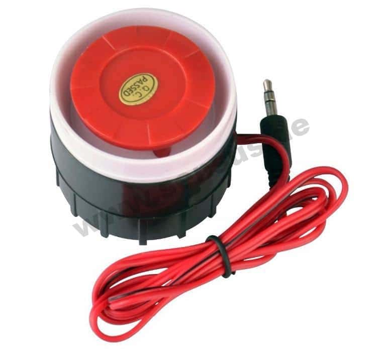 12V 120dB Piezo Sirene – Signalgeber Alarmsirene Alarmanlage Alarm