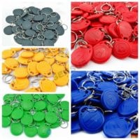 100 RFID Transponder Code Schloss Keyfob Key 125 Khz Schlüsselanhänger Chip s Tags – Bild 3