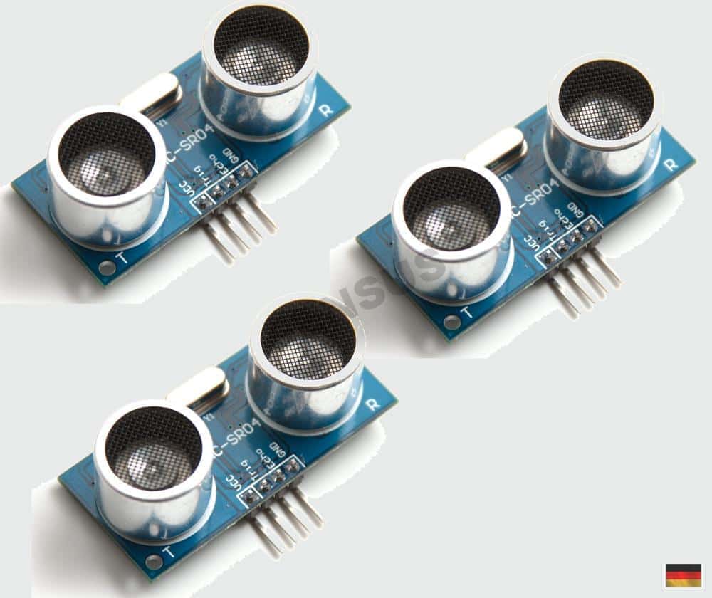 3PCS Ultraschall-Abstandssensor HC-SR04 Entfernungsmesser Ultrasonic für Arduino