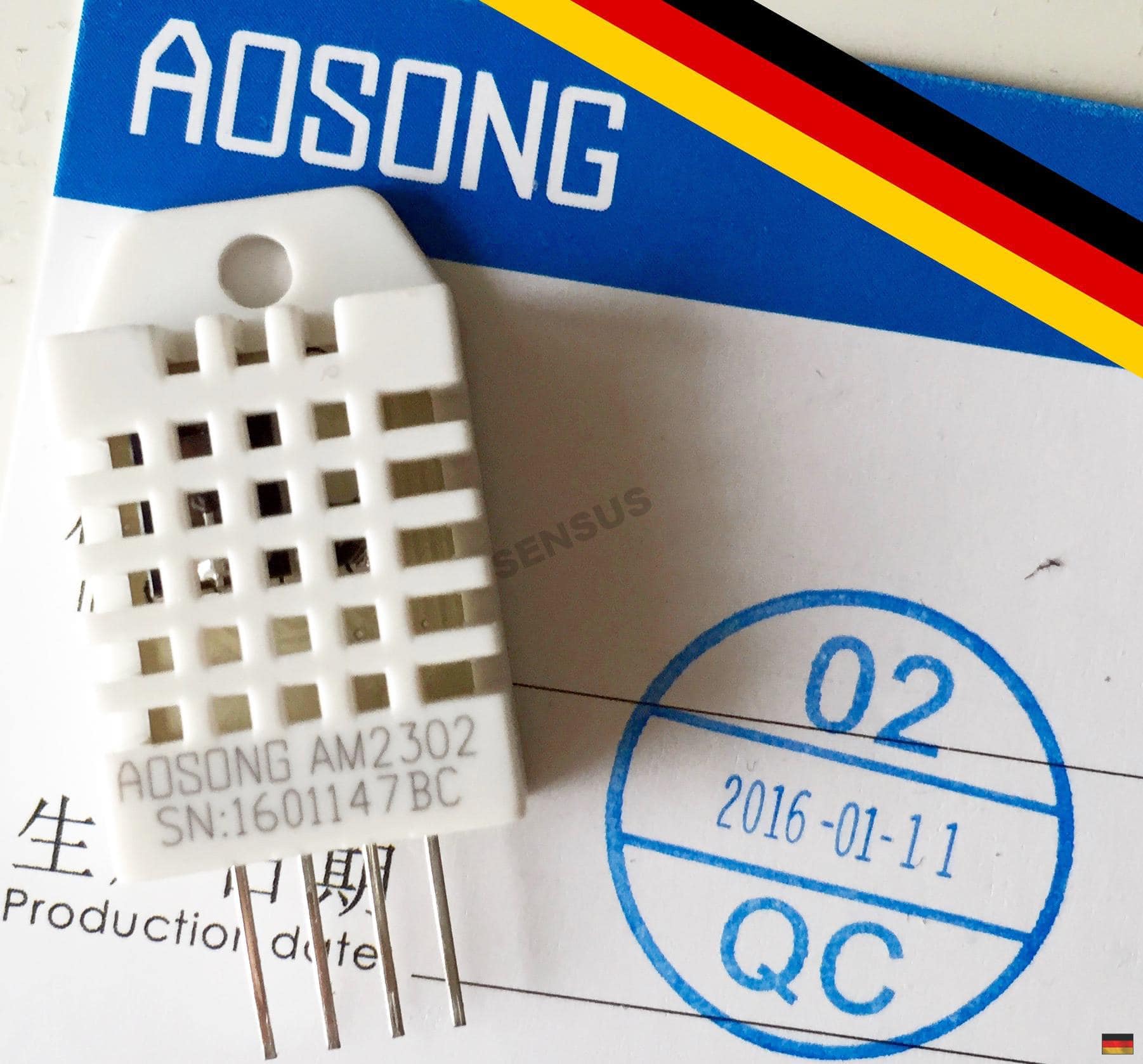 Aosong DHT22 AM2302 ASAIR Digital Temperatur Sensor Luftfeuchte Arduino Raspberry Pi, product image from Makershop
