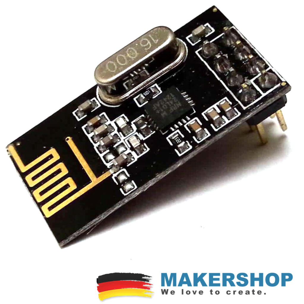 NRF24L01+ PCB Adapter Breakout Board Breadboard Pinout Funk Modul