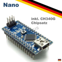 Nano V3 CH340 Board mit herausgefuehrten GPIO- und Versorgungspins