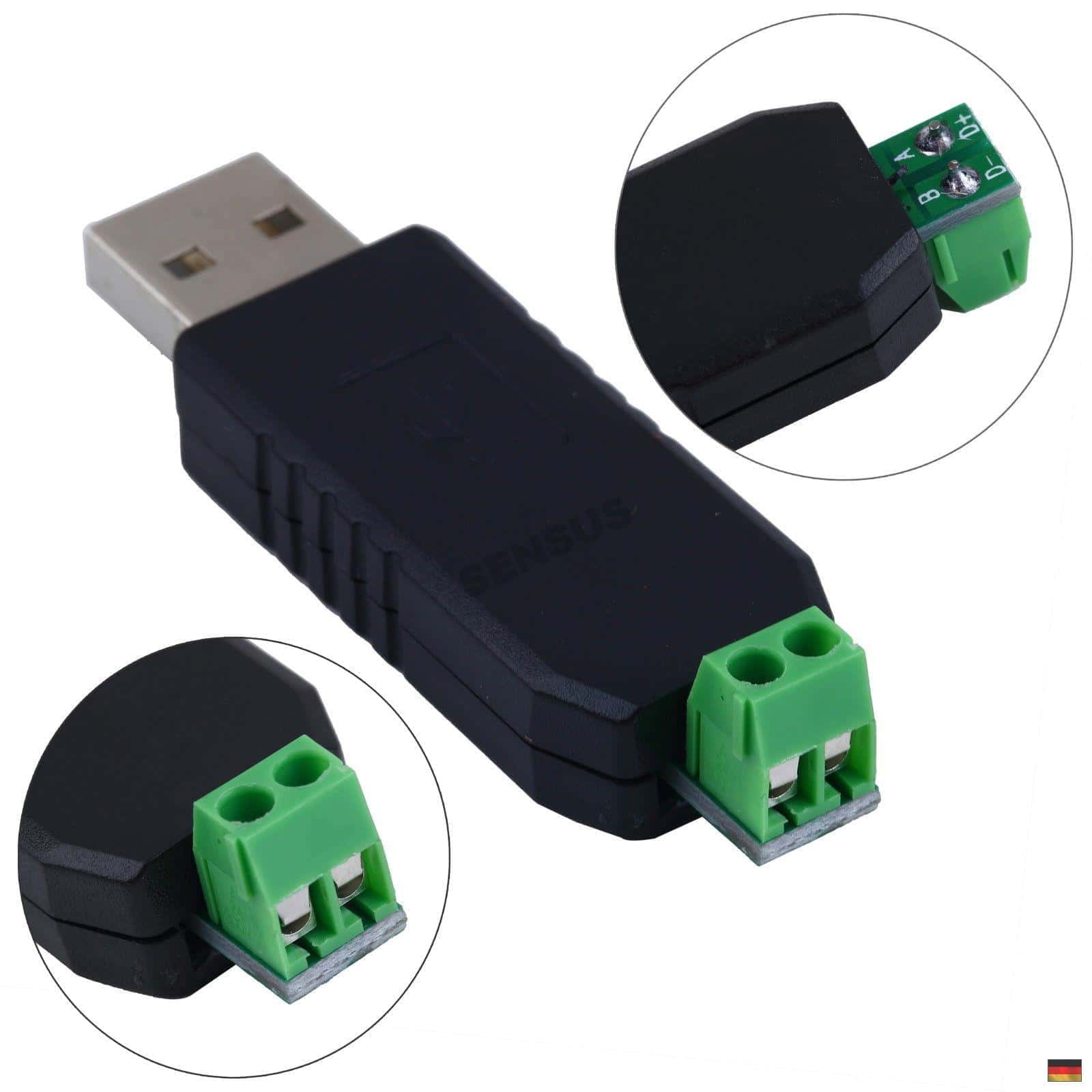 2x rs485 Convertisseur Adaptateur série USB rs-485 Interface Modbus Raspberry Pi