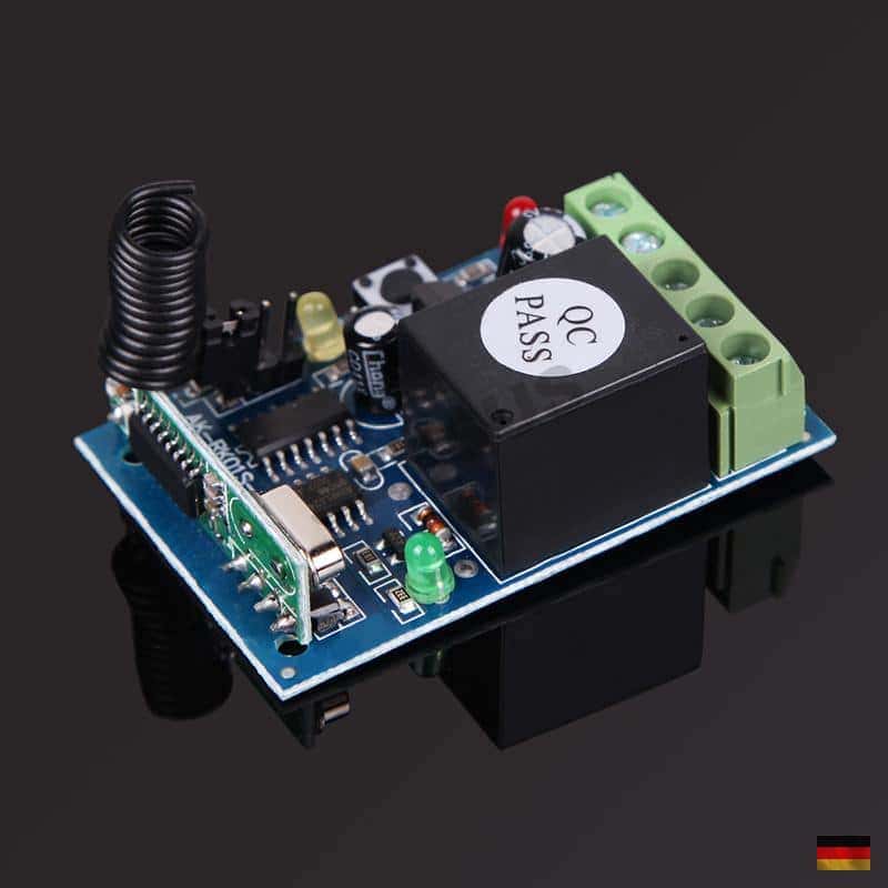 Funk Wireless Relais RF 12V 10A 433MHz Fernbedienung Schalter Sender &  Module TD