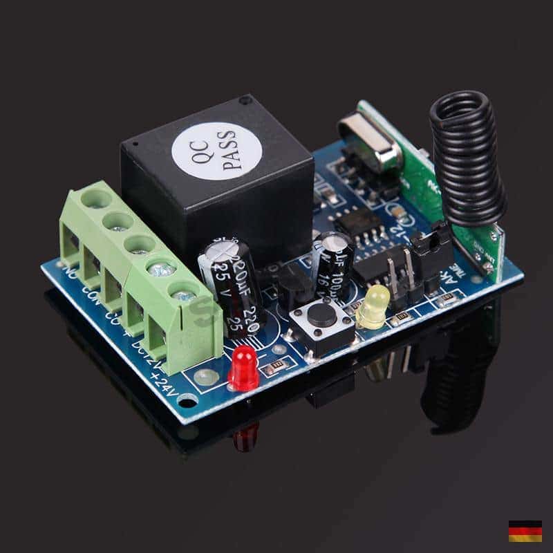 433 Mhz Universal Funk Empfänger Modul Set 12V Relais Garage Tor Öffner  Garagen –