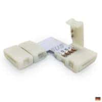 RGB LED Eckverbinder 10mm Schnellverbinder Eck Verbindung L 90 Grad Strip e – Bild 3