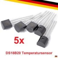 5x DS18B20 Digitaler Temperaturfühler Temperatursensor 1-wire Raspberry Arduino – Bild 3