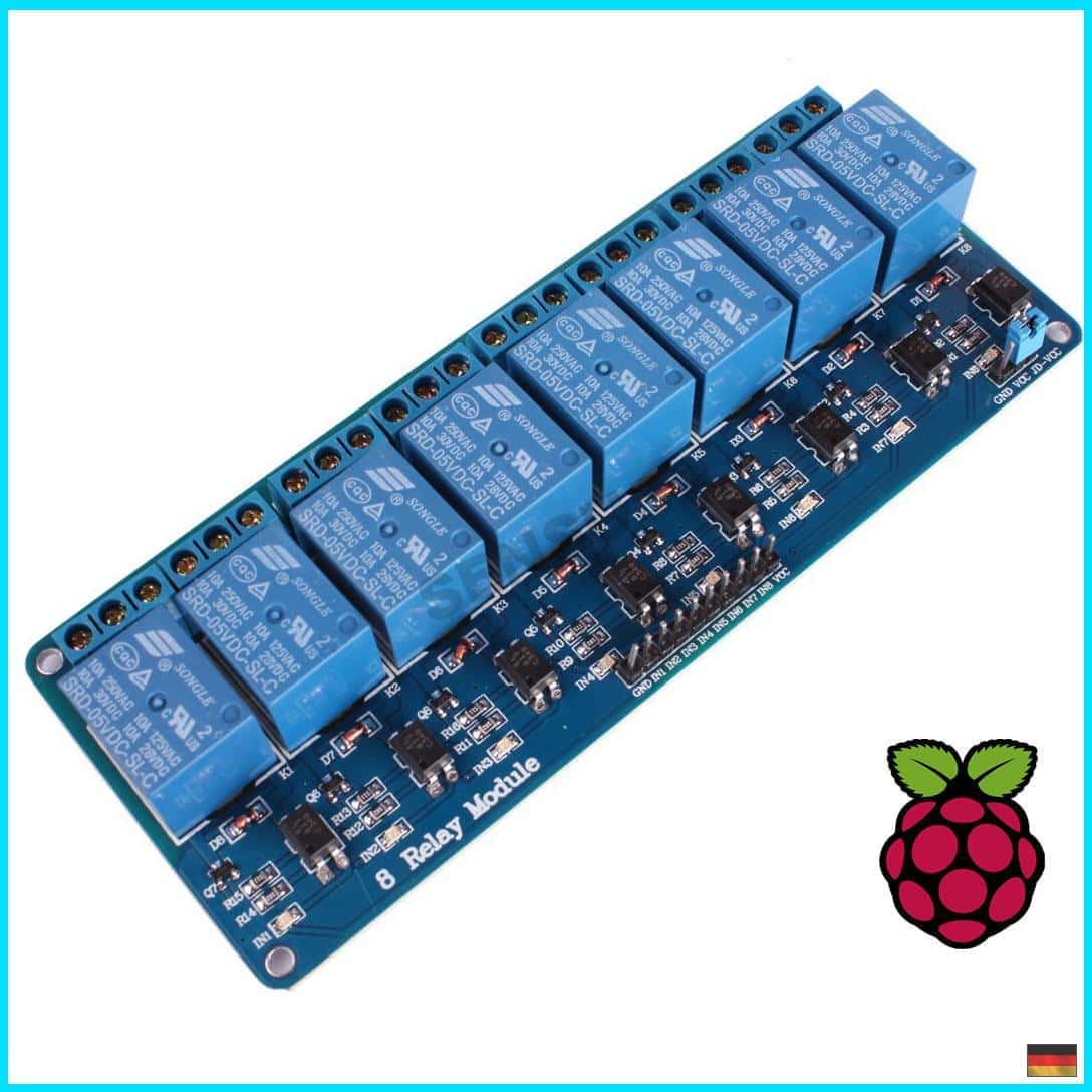 Ausla 5V 8-Kanal Solid-State Relaismodul | Mit Sicherung | Für DIY Elektronik Projekte