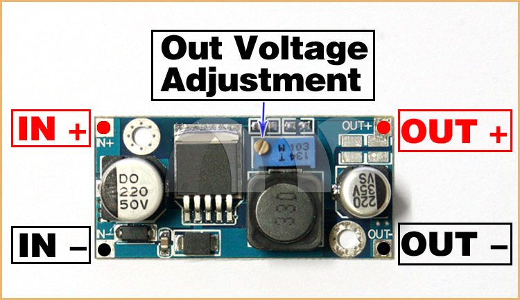 DC-DC LM2596HV Buck Converter 5V-60V Bis 1,25V-26V Step-Down