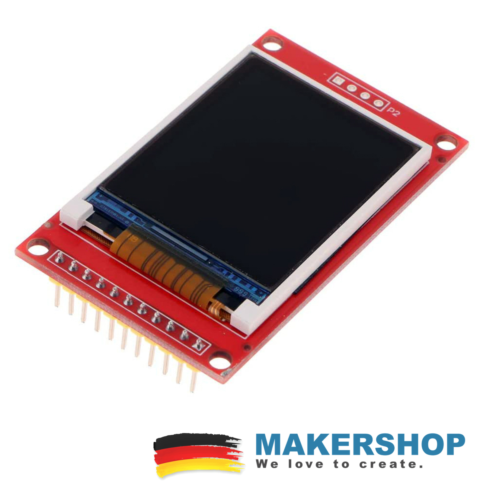 1,8 Zoll TFT LCD Display Modul 128×160 SPI SD ST7735 Arduino Raspberry Pi, product image from Makershop