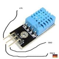 DHT11 Set | Feuchtigkeit Temperatur Sensor Modul - Arduino Raspberry Pi DHT 11 – Bild 4