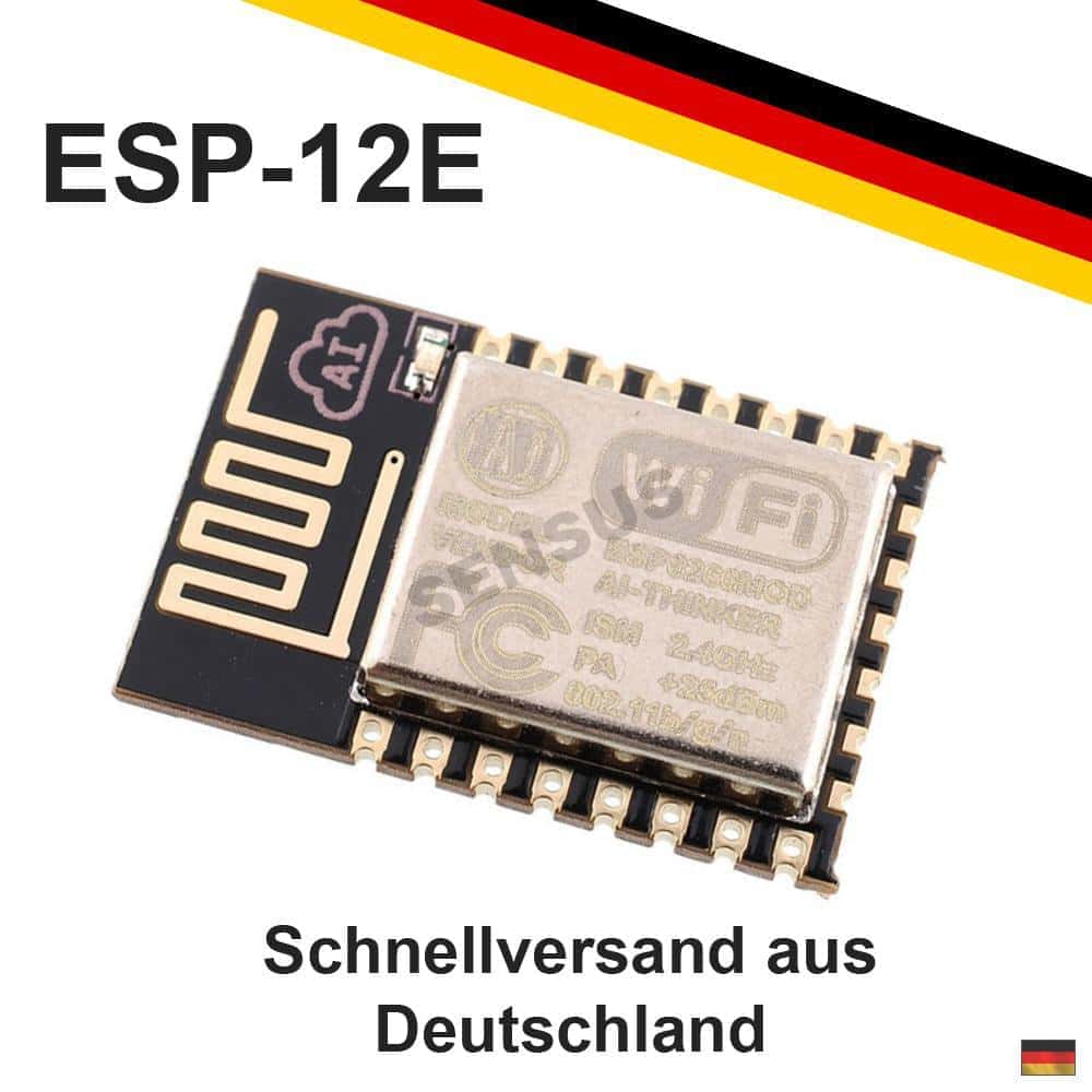 Espressif ESP8266 ESP-12E ESP-12 Wireless WiFi Modul ESP 12E ESP12E (wie ESP-12F) Arduino, product image from Makershop