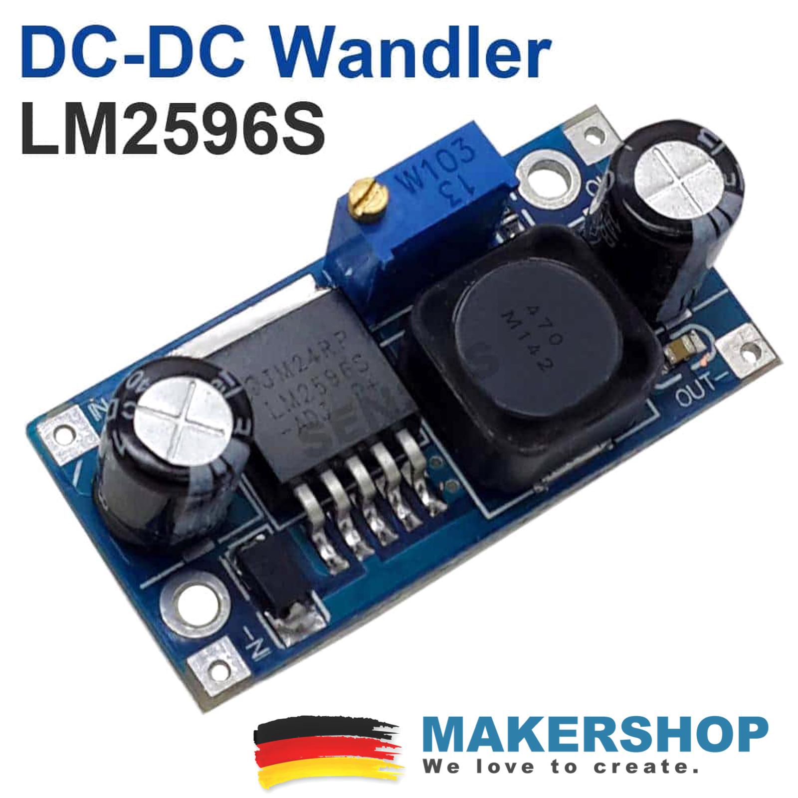 DC DC 12V bis 5V 3A Spannungswandler Micro USB, Abwärtswandler