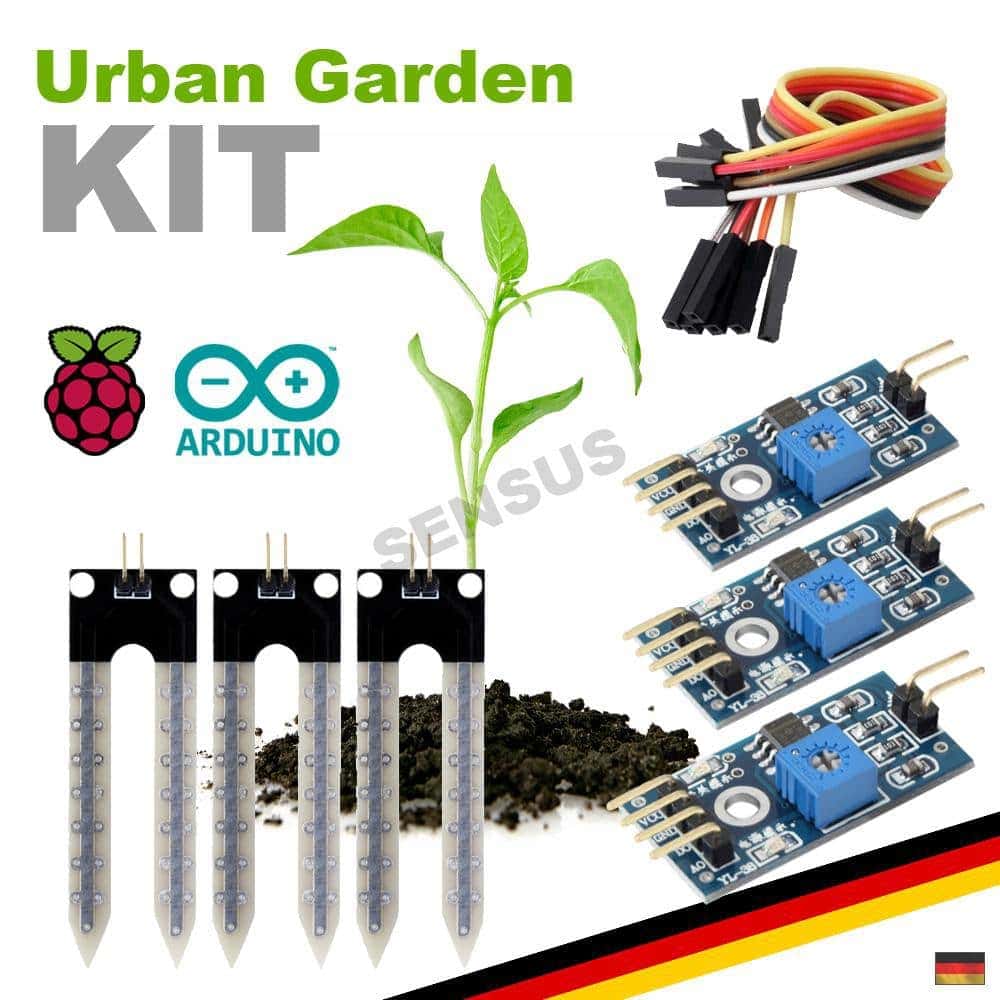 Starter Kit Hygrometer Sensor Set Pflanzen Blumen Giessen Arduino