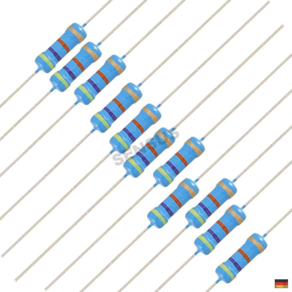 10x Metalloxid-Widerstand 5W 120 Ohm – ±5%, Axial, Für Netzteile, Verstärker & Co
