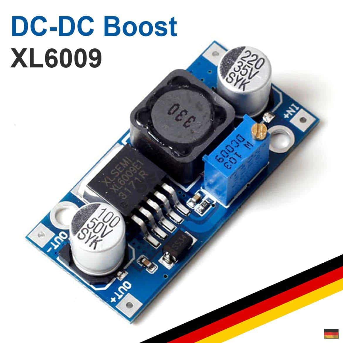 XL6009 DC-DC Boost Modul Step Up / LM2577 Schaltregler Konverter Arduino
