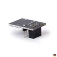 Seitenansicht des kompakten nRF24L01+-Adapterboards