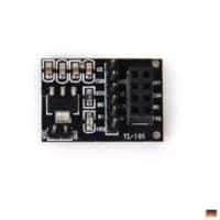 Oberseite des nRF24L01+-Adapters mit 8-poliger Modulbuchse