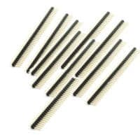 Mehrere gerade 2,54-mm-Stiftleisten für Arduino und Breadboards