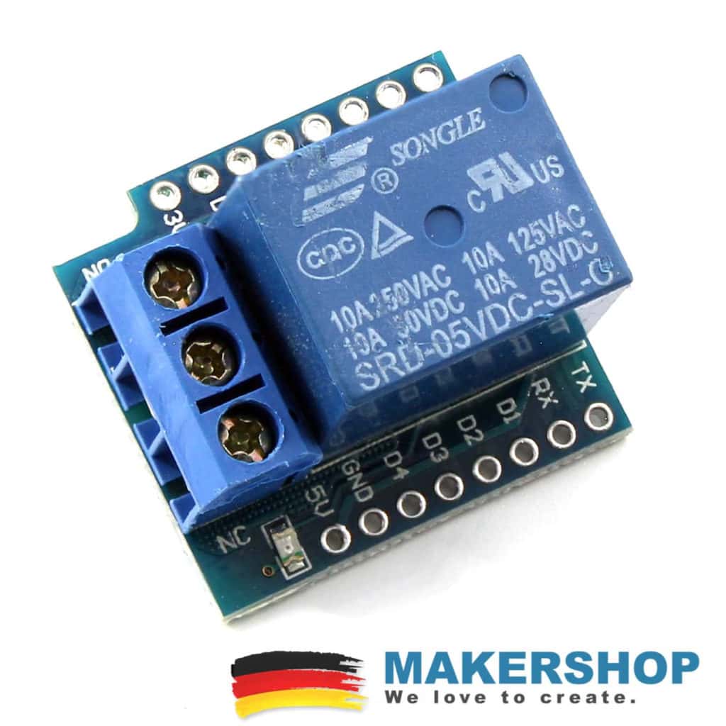 Mini Relais Shield Erweiterung Zubehör für Wemos D1 Arduino NodeMCU