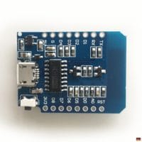 D1 Mini ESP8266 Mikrocontroller Nahansicht