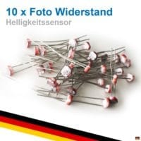 10x Fotowiderstand Foto Widerstand Resistor Photowiderstand LDR 5528 LDR5528 GL5528