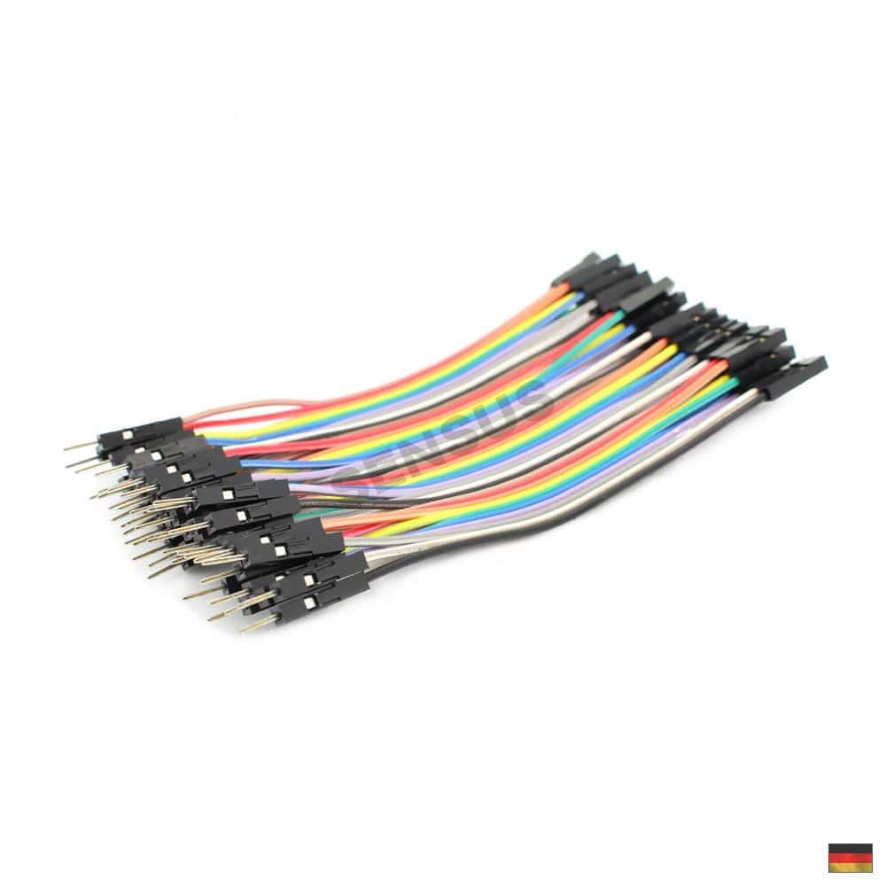 40 Pin Jumper Kabel Steckbrücken Steckbrett Kabel 10cm,20cm 2.54 für  Arduino