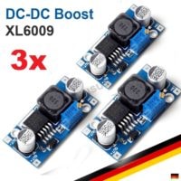 3x XL6009 DC-DC Boost Modul Step Up LM2577 Schaltregler Konverter Arduino – Bild 4