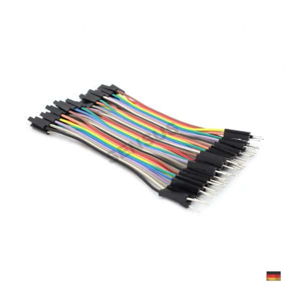 10Stk Jumper Wire 1P-1P female to female 30cm Steckbrücken für