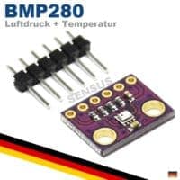 BMP280 Sensorplatine für Luftdruck und Temperatur mit loser Stiftleiste
