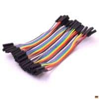40p 10cm - Jumper Wire Steckbrücken Steckbrett Kabel male female männlich weiblich – Bild 5