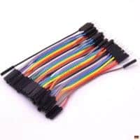 40p 10cm - Jumper Wire Steckbrücken Steckbrett Kabel male female männlich weiblich – Bild 7
