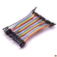 40p 10cm - Jumper Wire Steckbrücken Steckbrett Kabel male female männlich weiblich – Bild 6