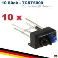 10x TCRT5000 Infrarot Sensor optisch reflektierend Lichtschranke Arduino Raspberry