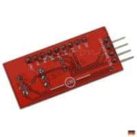 I2C-Bus-Expander auf Basis des PCF8574T in Draufsicht