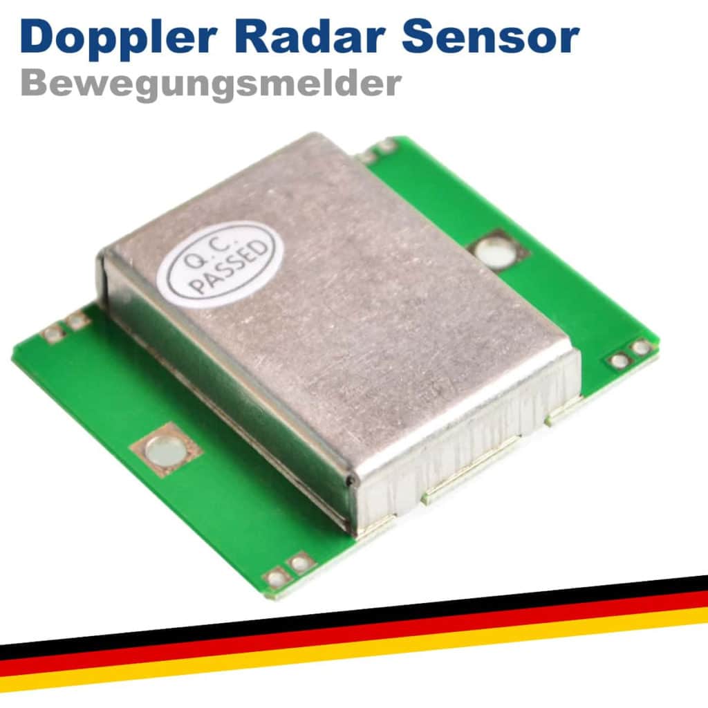 Doppler Radar Sensor Modul HB100 Arduino Raspberry Pi Bewegungsmelder