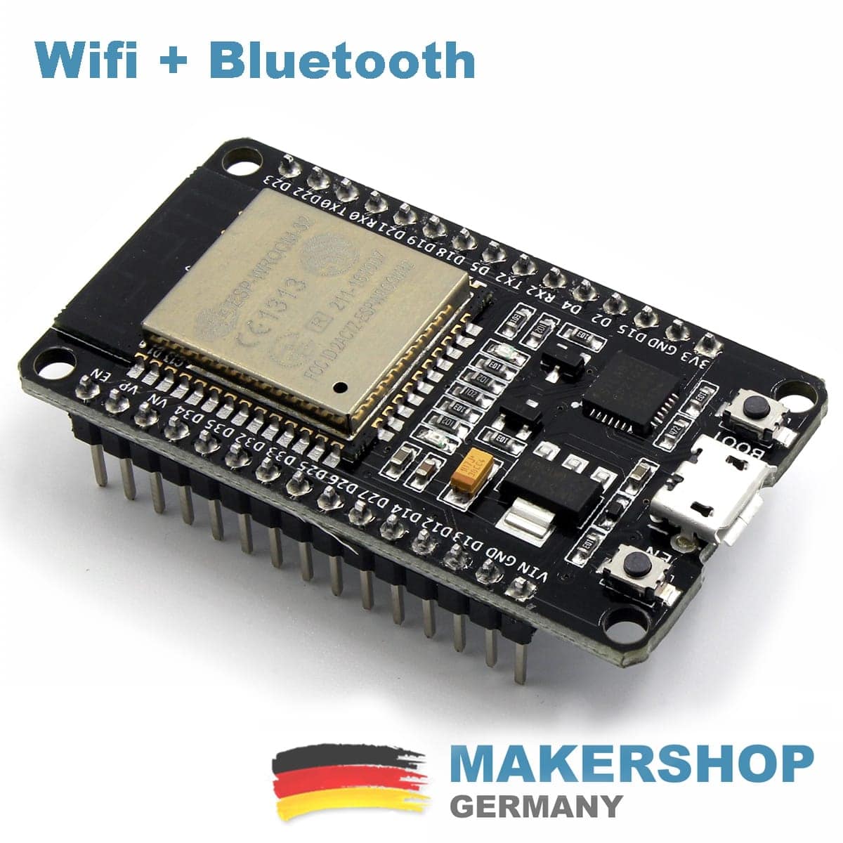 Espressif ESP32 WLAN Dev Kit Board Development Bluetooth Wifi v1 WROOM32  NodeMCU –