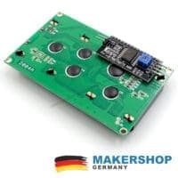 Rückseite des LCD2004 mit vormontiertem I²C-Backpack