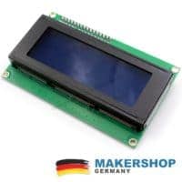 Blaues 20×4-Zeichen-LCD für Arduino und Raspberry Pi