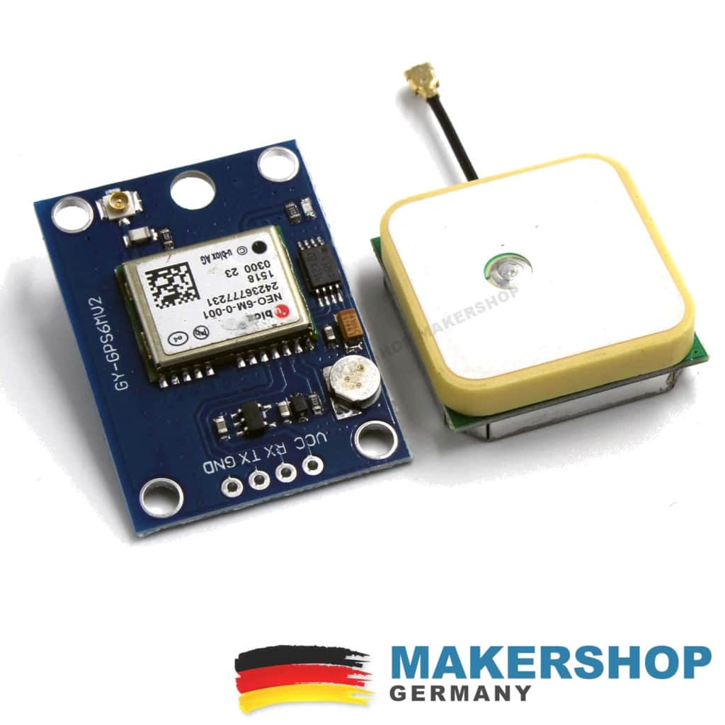 Ublox NEO 6M-GPS Modul GY-GPS6MV2 UART Arduino Raspberry Module GY ...