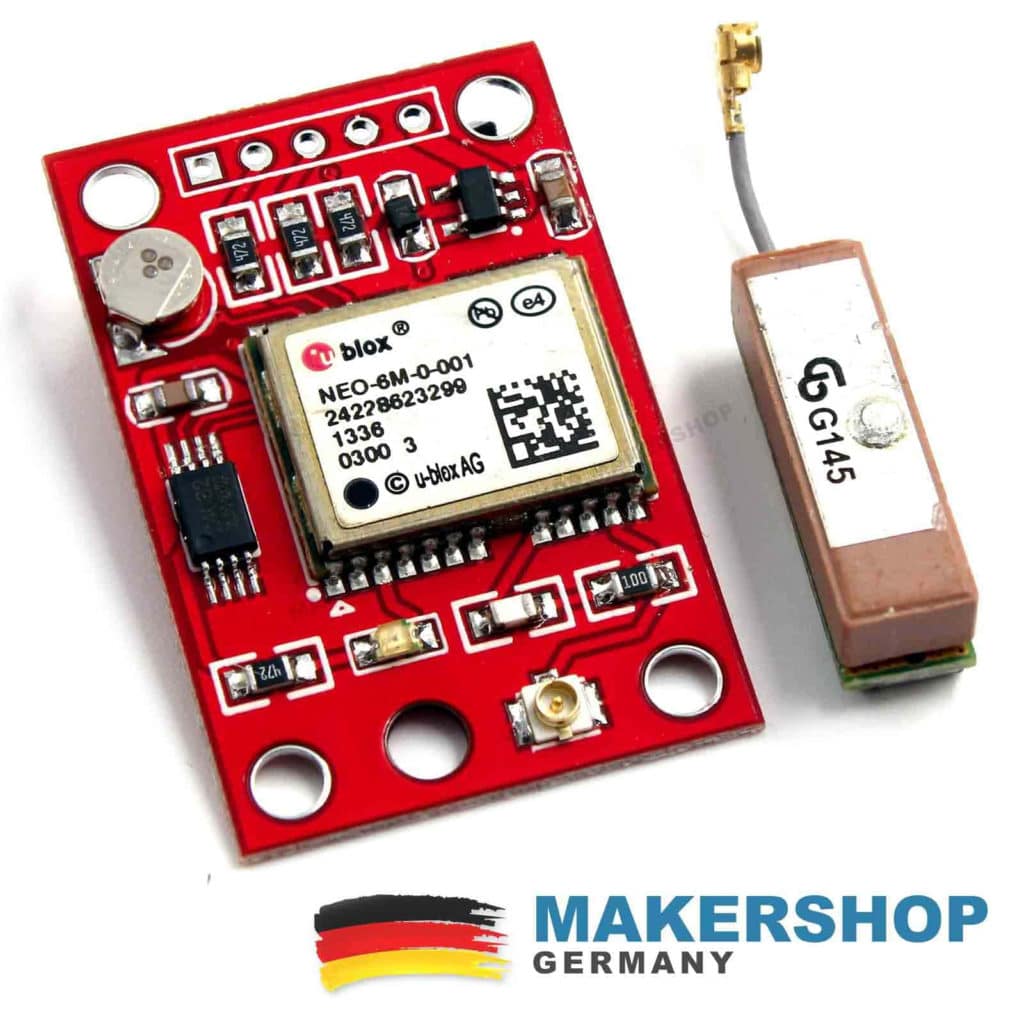 NEO-6M GPS Modul Flightcontroller ublox UART NEO6MV2 Arduino Raspberry ...