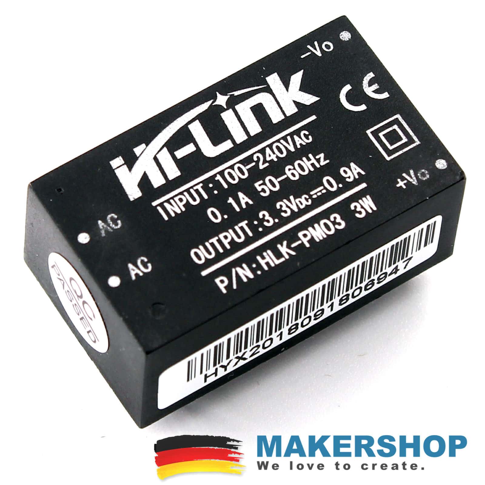 220V zu 12V Mini-Netzteil