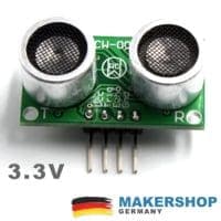Rückseite des RCW-0001 Ultraschallsensors