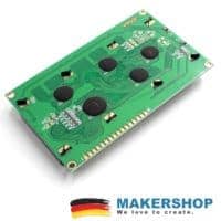 Rückseite des LCD2004-Moduls ohne verlöteten I²C-Adapter