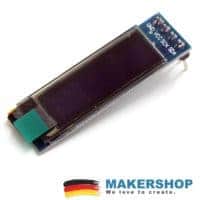 Mini 0.91 Zoll OLED SSD1306 Display I2C IIC Arduino Raspberry 128x32 weiss – Bild 3