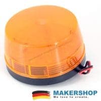 12V LED Gelb-Orange Blitzlicht Warnlicht Alarm Blitzer Signalleuchte Blinklicht – Bild 5